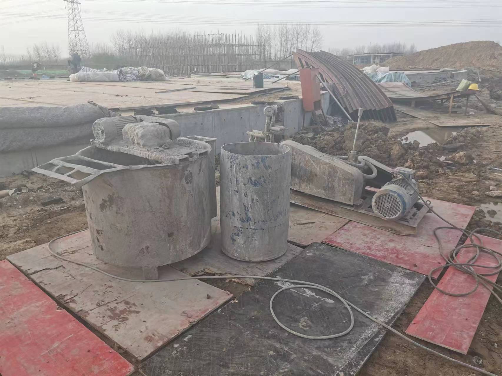 王屋镇设备基础注浆