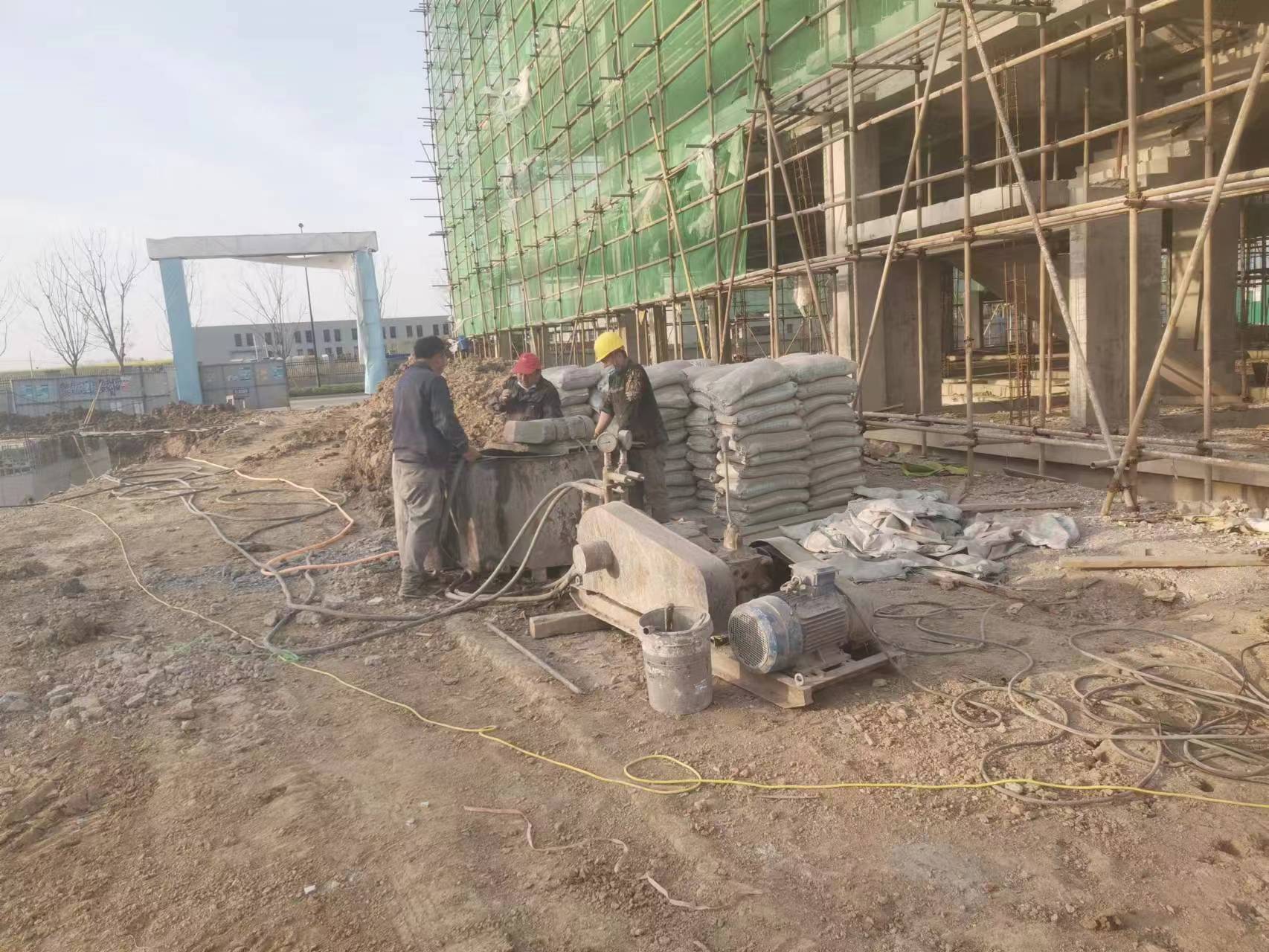 王屋镇别墅下沉注浆